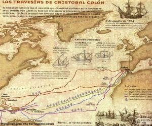 Puzzle Ταξίδια του Χριστόφορου Κολόμβου